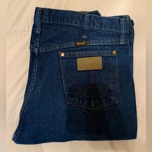 Wrangler Vintage Straight Leg Jeans 36x40 – Made in USA – Tall Western Denim